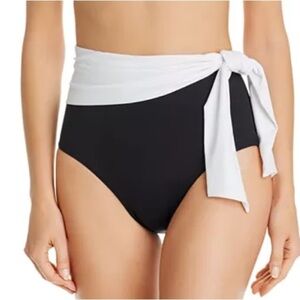 Lauren Ralph Lauren Black Bel Aire High-Waist Bikini Bottom 12